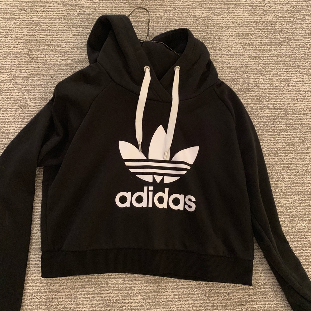 Adidas cropped hoodie